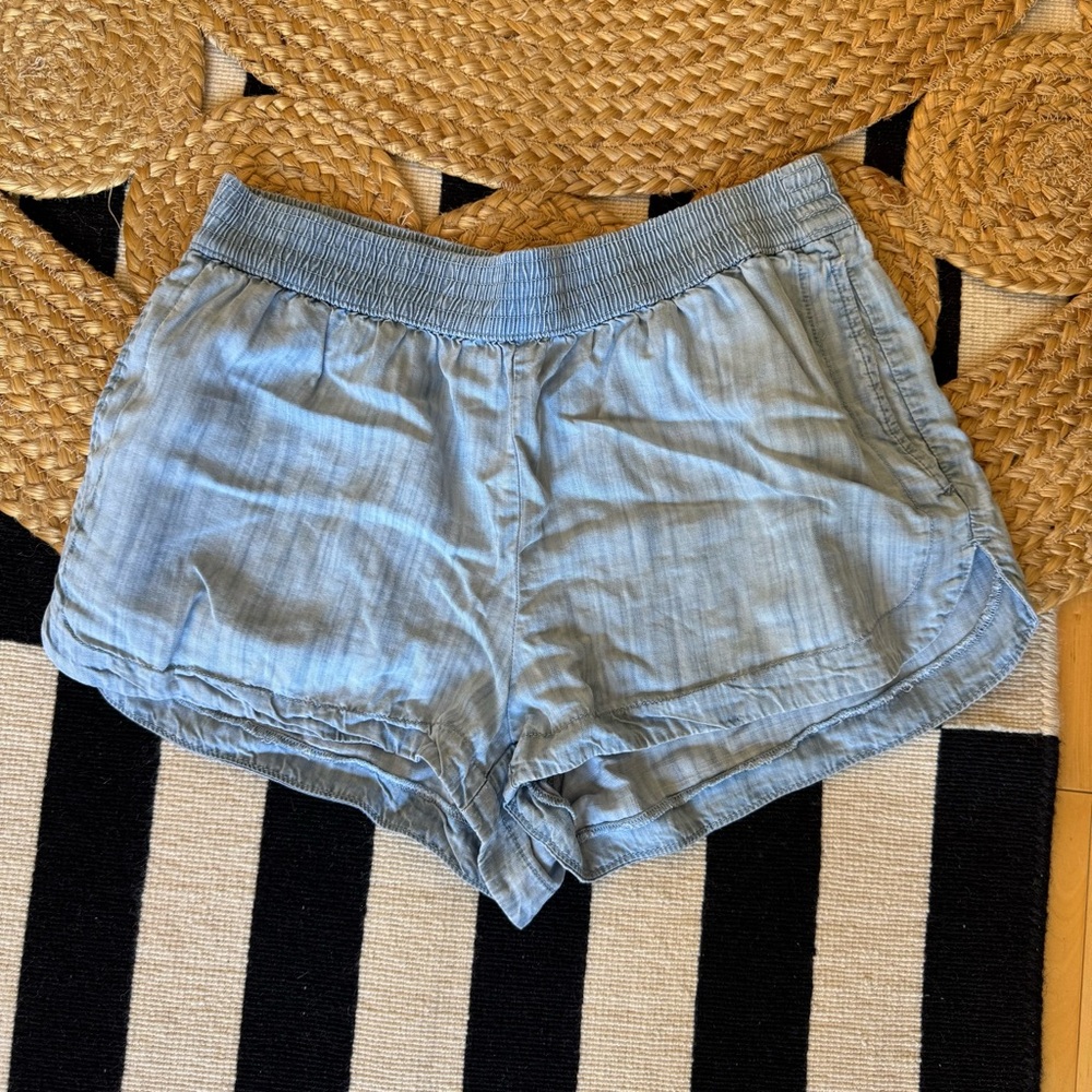 TNA Denim Lightweight Lyocell Chambray Shorts